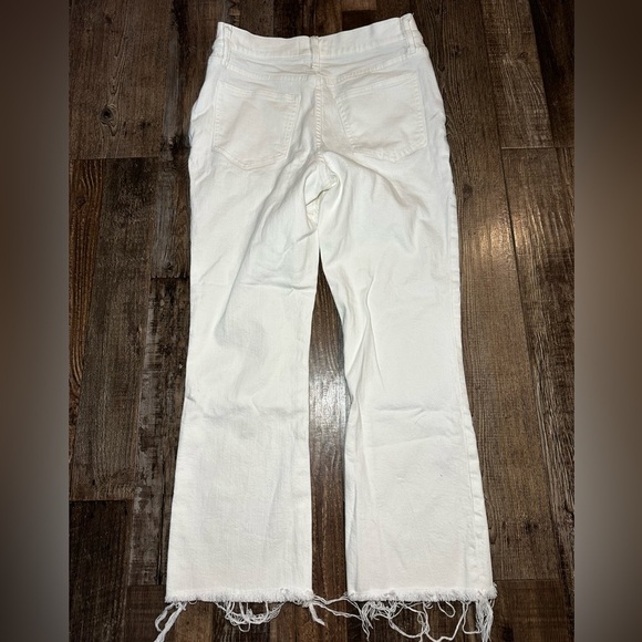 Hatch The Crop Maternity Jean in True White Size 26 - Picture 5 of 5